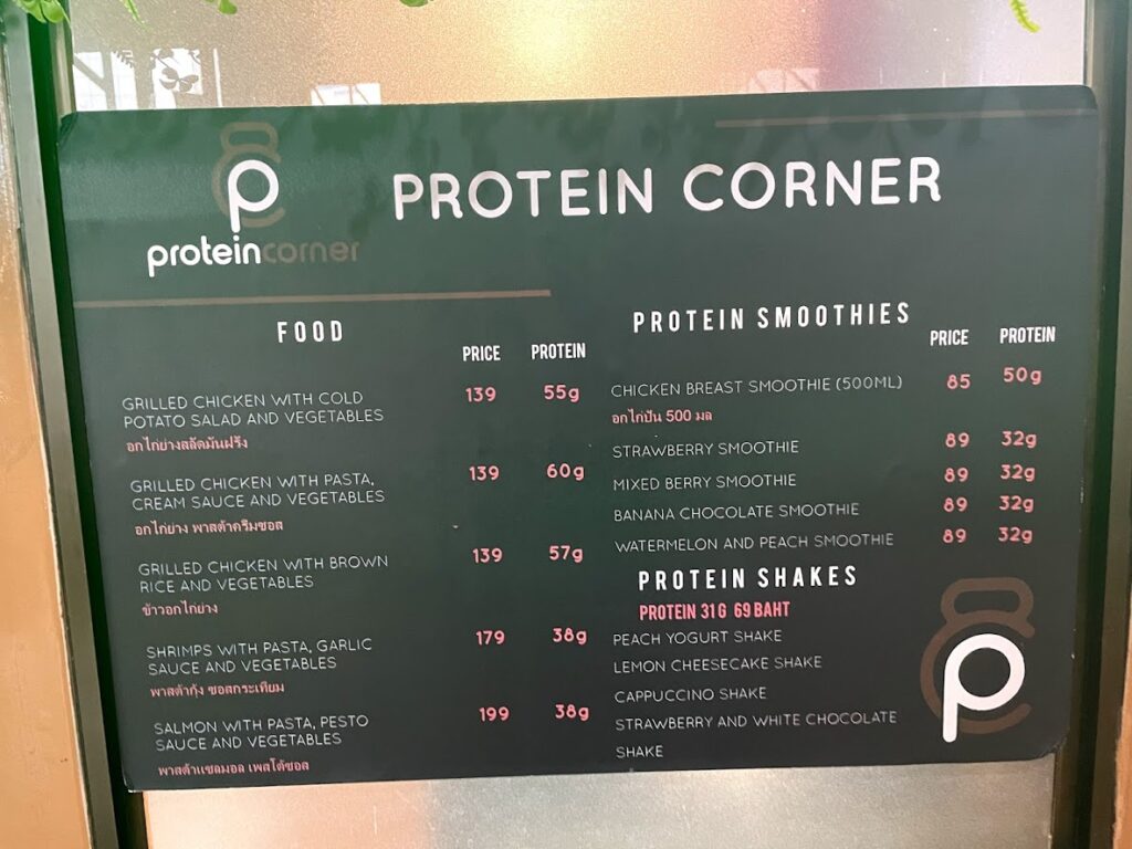 手軽に筋肉メシ Protein Corner 驚異のプロテイン摂取量 のらねこブログ