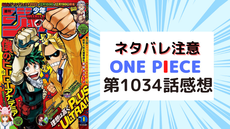 ネタバレ注意 One Piece 第1034話感想 のらねこブログ
