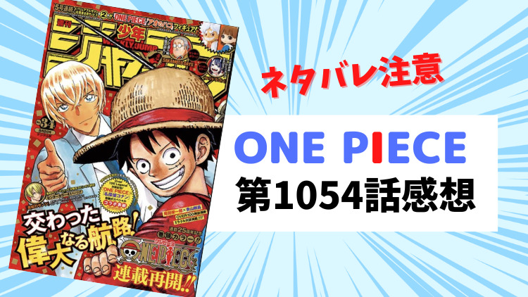 ONE PIECE 第1054話感想